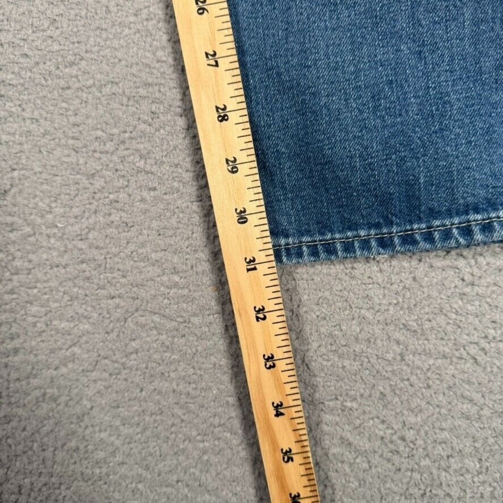 Abercrombie & Fitch Jeans Mens 30x31 Blue Athletic Skinny Denim Distressed Logo - Picture 11 of 15